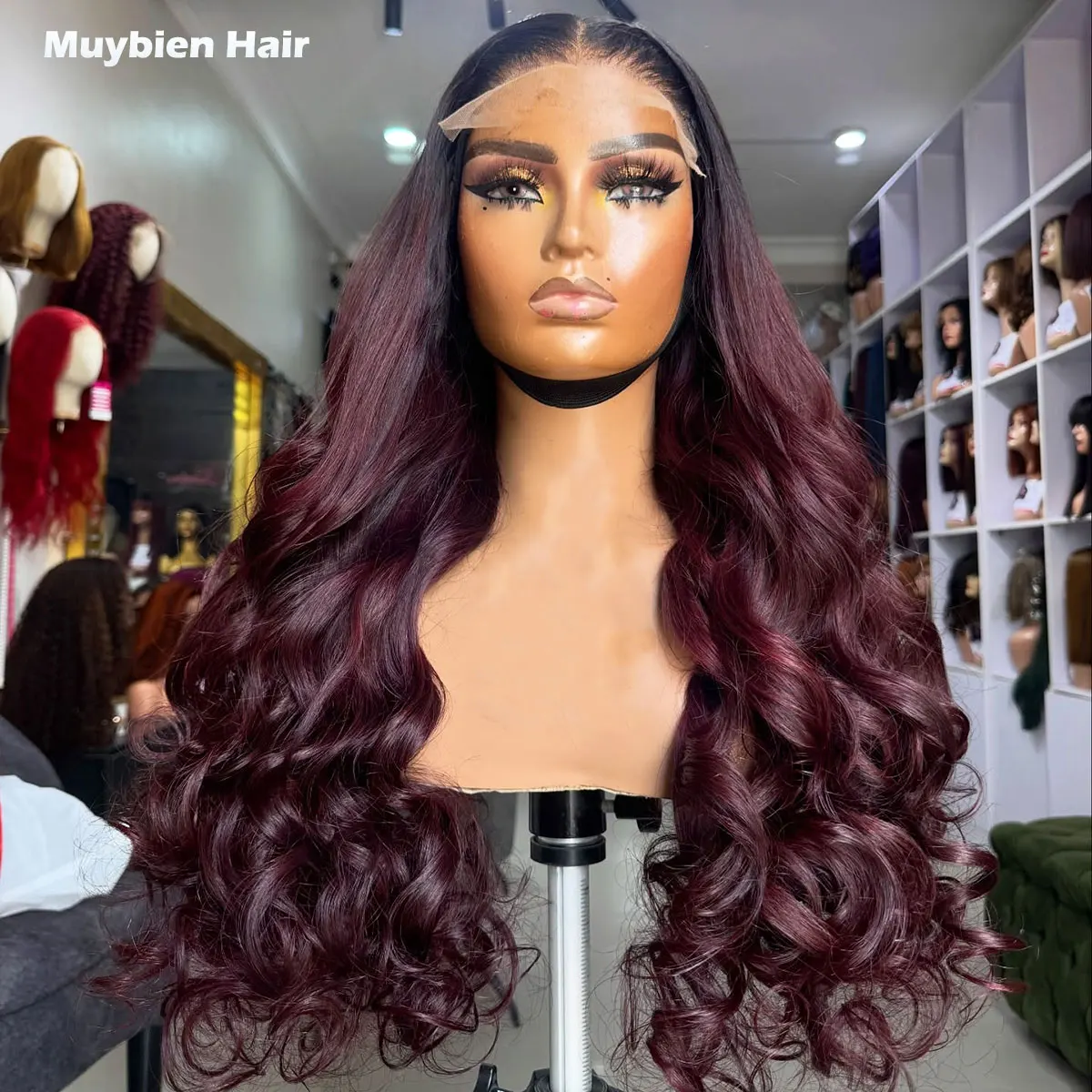 450 High Density Ombre Burgundy Lace Front Wigs T1b/99j Colored Human Hair 13x6 13x4 Lace Front Wigs for Woman Glueless Wigs
450 High Density Ombre Burgundy Lace Front Wigs T1b/99j Colored Human Hair 13x6 13x4 Lace Front Wigs for Woman Glueless Wigs