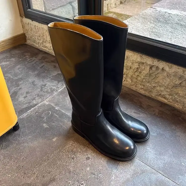 Women's Long Boots New Style Actually, Boots Don't Go Over Knee, Tall Boots Look Thin and Thick Bottom Women's Boots
Women's Long Boots New Style Actually, Boots Don't Go Over Knee, Tall Boots Look Thin and Thick Bottom Women's Boots