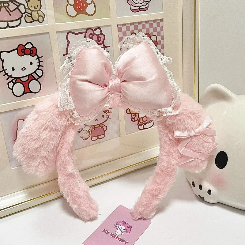My Melody NEW Cartoon Fashion Cute Delicate Versatile Headband Personality Trend Hair Accessories Take Pictures Pretty Headwear
My Melody NEW Cartoon Fashion Cute Delicate Versatile Headband Personality Trend Hair Accessories Take Pictures Pretty Headwear