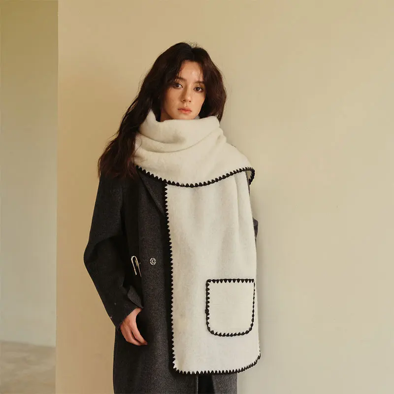 Luxury Winter Wool Blend Scarf Women Solid Pashmina Shawl With Pocket Warm Handkerchief Tassel Wrap Soft Pareo Bufanda Scarves
Luxury Winter Wool Blend Scarf Women Solid Pashmina Shawl With Pocket Warm Handkerchief Tassel Wrap Soft Pareo Bufanda Scarves