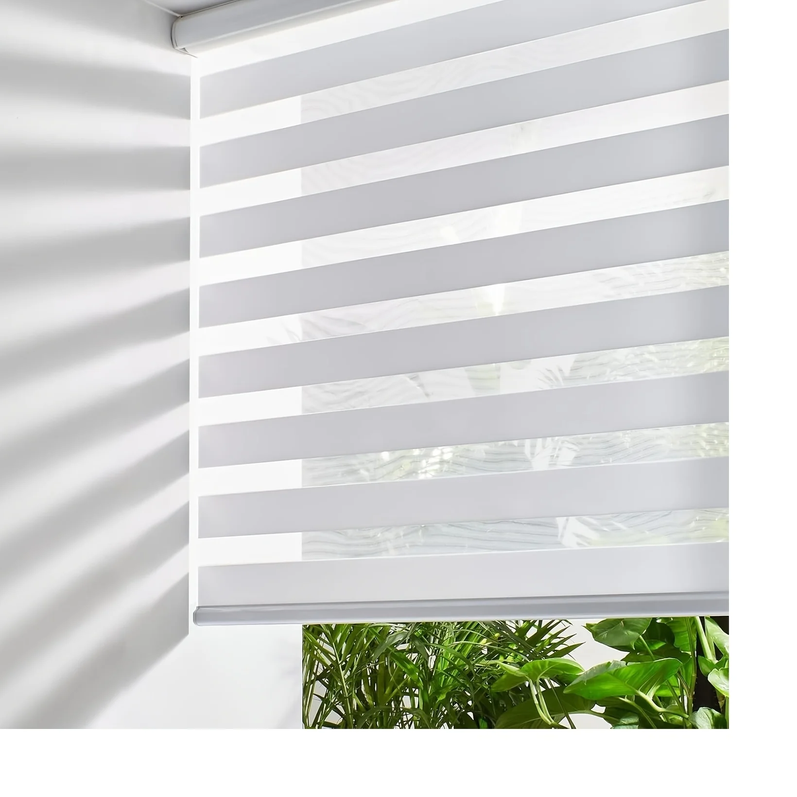 usCordless Zebra Blinds Suitable for Home Windows & Doors - Cordless Pull Down Roller Shades with Dual Layer Light Filtering & Blackout Privacy, Modern Vinyl// Window Treatments for Bedroom,, - Easy Installd
usCordless Zebra Blinds Suitable for Home Windows & Doors - Cordless Pull Down Roller Shades with Dual Layer Light Filtering & Blackout Privacy, Modern Vinyl// Window Treatments for Bedroom,, - Easy Installd