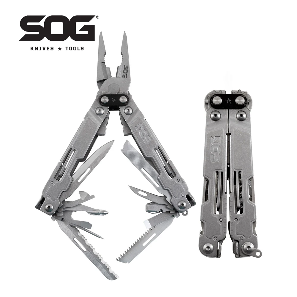 SOG 21 in 1 Professional Multitool w/ Folding Knife, Saw, Screwdriver Sets, Multifunctional Pliers Hand Tools Tactical Gear EDC
SOG 21 in 1 Professional Multitool w/ Folding Knife, Saw, Screwdriver Sets, Multifunctional Pliers Hand Tools Tactical Gear EDC