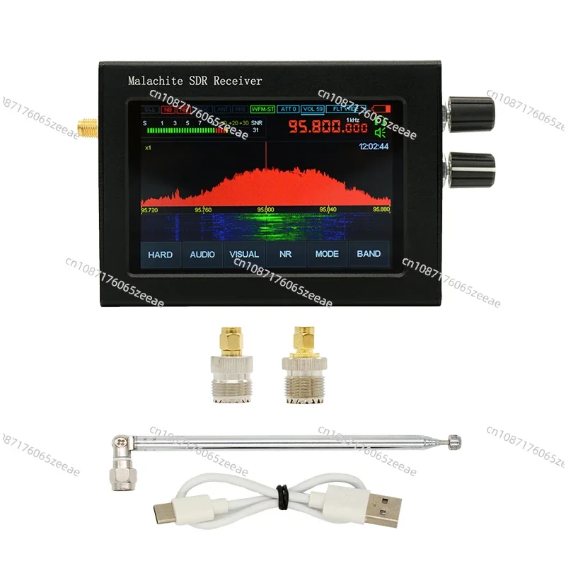 HAM Transceiver Receiver with Speaker Battery Metal Case Suitable for 50KHz-2GHZ Malachite SDR Radio Malahiteam DSP SDR
HAM Transceiver Receiver with Speaker Battery Metal Case Suitable for 50KHz-2GHZ Malachite SDR Radio Malahiteam DSP SDR