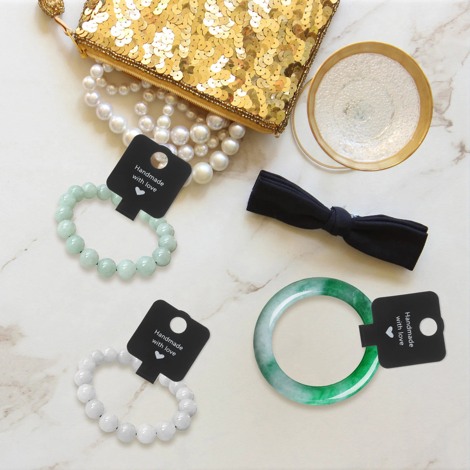 100Pcs Decorative Jewelry Cards Functional Display Tags for Necklace Bracelet Packaging DIY Jewelry Supplies Organization
100Pcs Decorative Jewelry Cards Functional Display Tags for Necklace Bracelet Packaging DIY Jewelry Supplies Organization