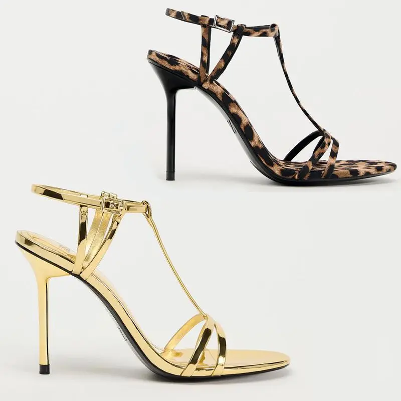 Women's Sandals Summer 2026 New Product Women's Shoes Temperament Leopard print Fashion High Heels Fashion Sandals
Women's Sandals Summer 2026 New Product Women's Shoes Temperament Leopard print Fashion High Heels Fashion Sandals