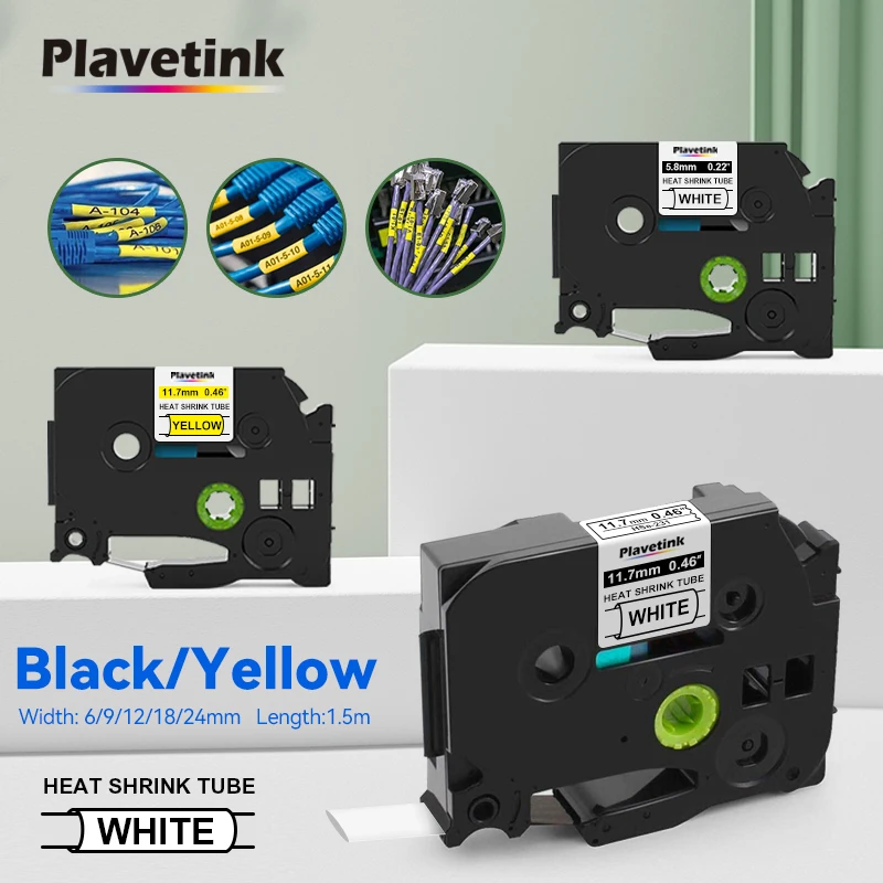 6/9/12mm Heat Shrink Tube Tape Compatible For Brother HSE-211 221 231 621 Hse631 Hse231 For P-Touch Printer Labeling Machine
6/9/12mm Heat Shrink Tube Tape Compatible For Brother HSE-211 221 231 621 Hse631 Hse231 For P-Touch Printer Labeling Machine