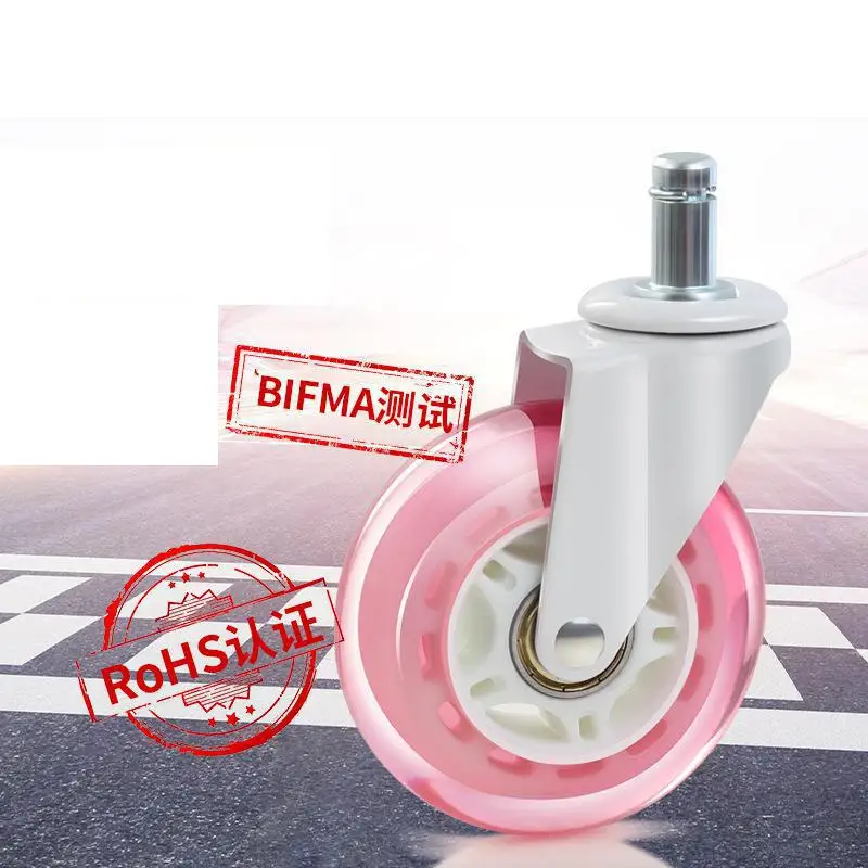 5 Pcs 3 Inch Pink Transparent PU Swivel Casters - Silent Office/gaming Chair Wheels
5 Pcs 3 Inch Pink Transparent PU Swivel Casters - Silent Office/gaming Chair Wheels