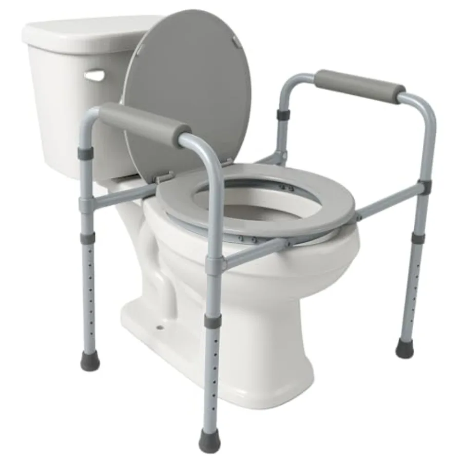 Compass Raised Toilet Seat Adjustable Height Toilet Seat Risers for Seniors Toilet Riser with Handles
Compass Raised Toilet Seat Adjustable Height Toilet Seat Risers for Seniors Toilet Riser with Handles