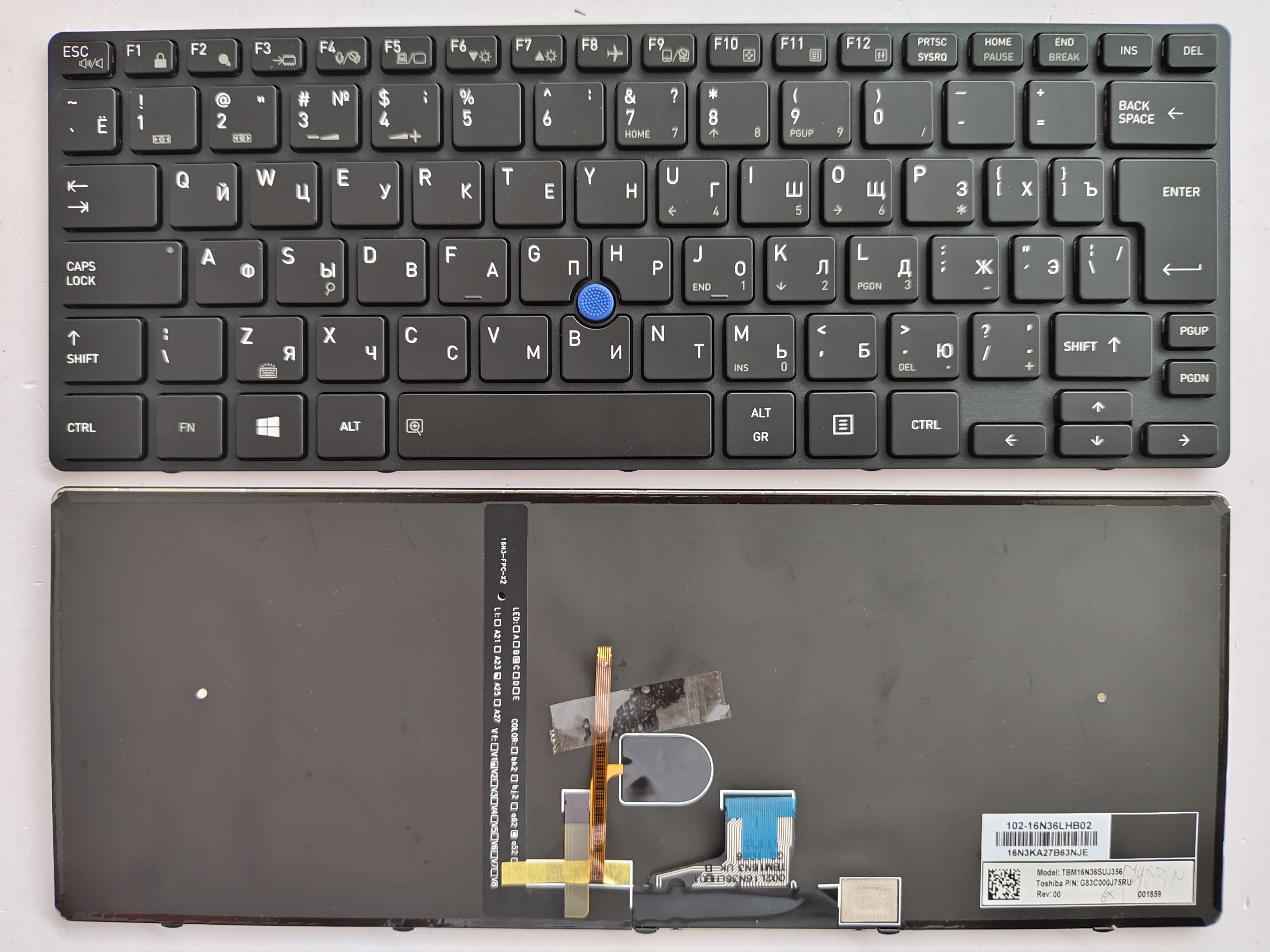 RU Layout for Toshiba Portege 30-E1346 X30-D-BTO X30-E X30-D1352 X30-D Laptop Keyboard
RU Layout for Toshiba Portege 30-E1346 X30-D-BTO X30-E X30-D1352 X30-D Laptop Keyboard
