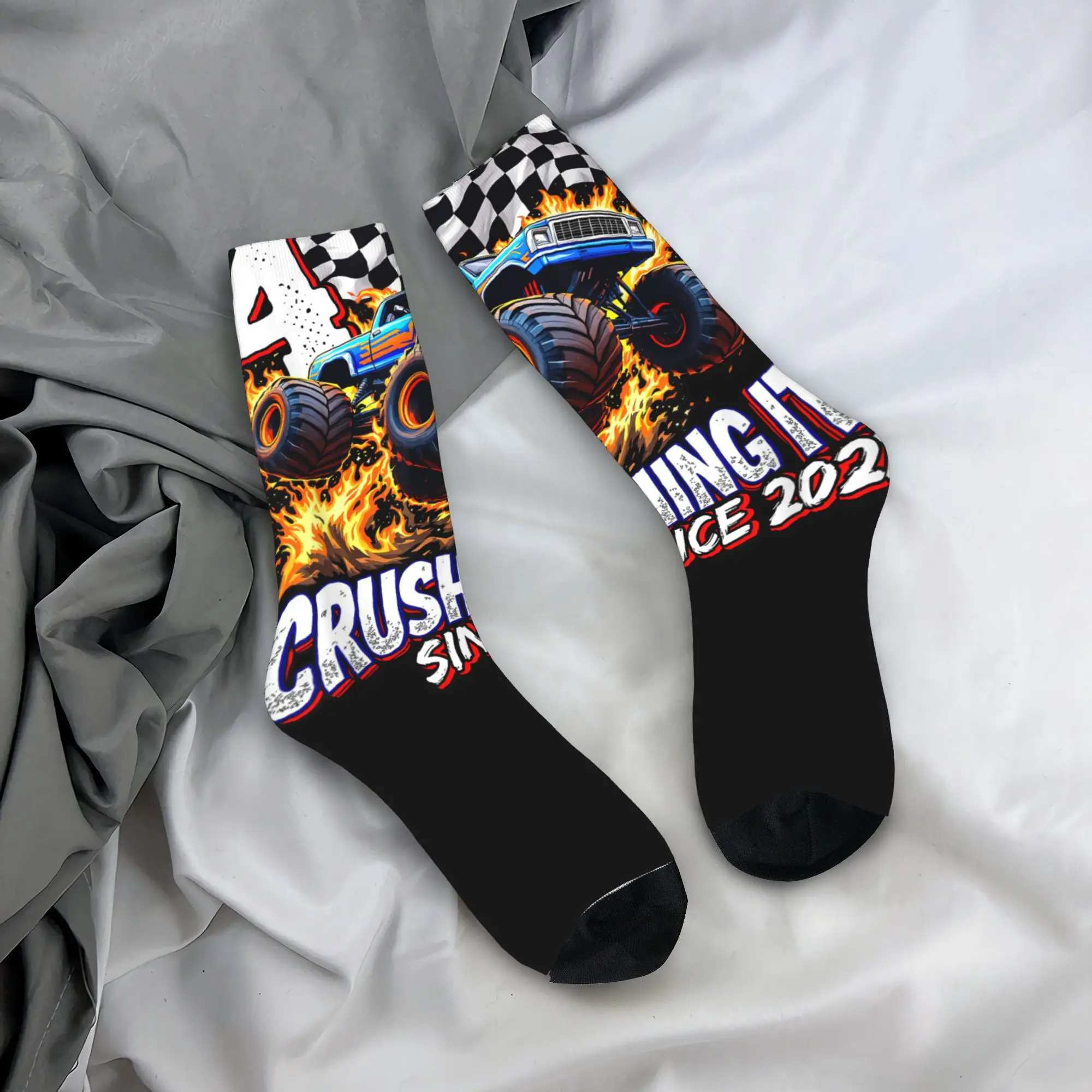 Birthday Monster Truck 4 year Old Boys 4th Party Born 2021 Stockings Pattern Gothic Socks Socks Women Men Medium Soft Socks
Birthday Monster Truck 4 year Old Boys 4th Party Born 2021 Stockings Pattern Gothic Socks Socks Women Men Medium Soft Socks