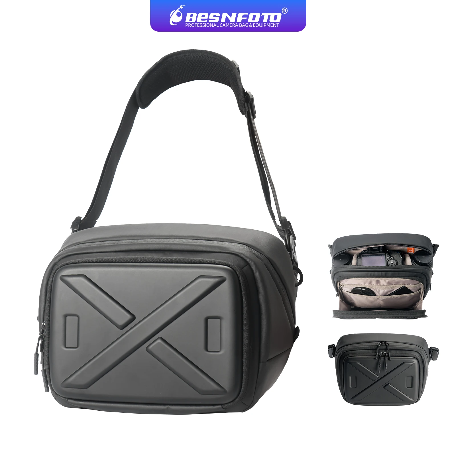 Besnfoto Small Hardshell Waterproof Photography Backpack for Sony A7 II III IV R V & Canon R100 R50 DSLR SLR Mirrorless Cameras
Besnfoto Small Hardshell Waterproof Photography Backpack for Sony A7 II III IV R V & Canon R100 R50 DSLR SLR Mirrorless Cameras