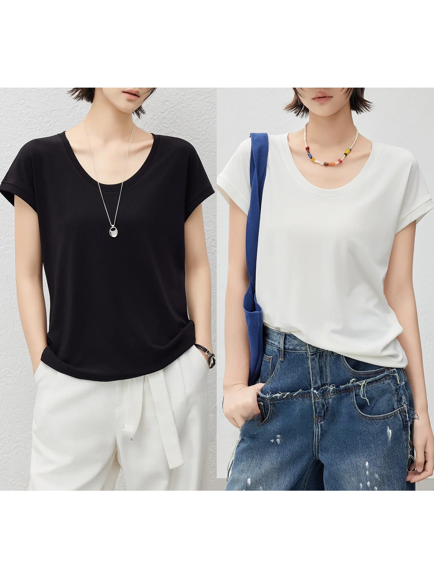 Meiyang Cool Acetate Knitted Loose Top oulder Sve Simple Casual Sle Women's T-irt U-Ne ort Sve Summer Wear
Meiyang Cool Acetate Knitted Loose Top oulder Sve Simple Casual Sle Women's T-irt U-Ne ort Sve Summer Wear