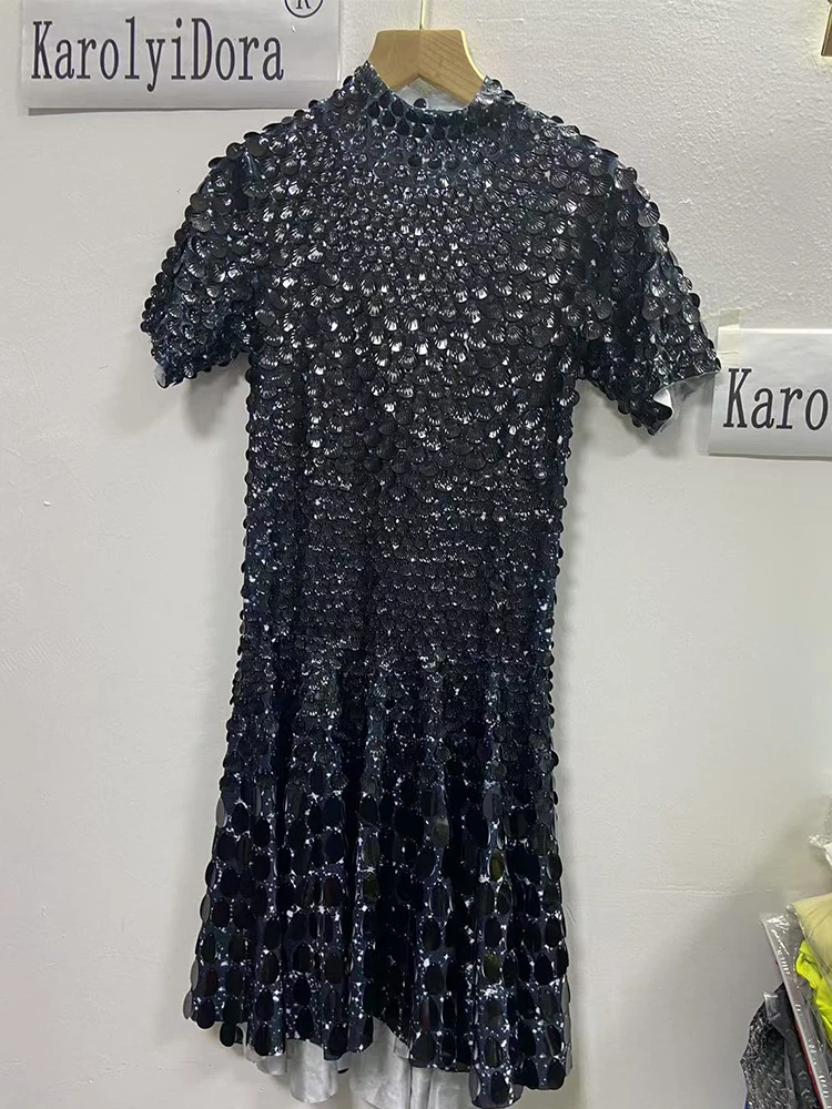 Sexy Black Shell Glitter Mini Skirt Nightclub Ball High Quality Performance Dress Jumpsuit Birthday Dress
Sexy Black Shell Glitter Mini Skirt Nightclub Ball High Quality Performance Dress Jumpsuit Birthday Dress