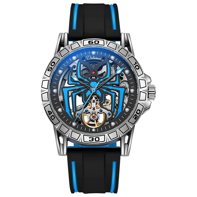 Dulunwe Fashion Tourbillon Men Wristwatch Spider Dial Waterproof Luminous Man Watch Automatic Mechanical Men's Watches
Dulunwe Fashion Tourbillon Men Wristwatch Spider Dial Waterproof Luminous Man Watch Automatic Mechanical Men's Watches
