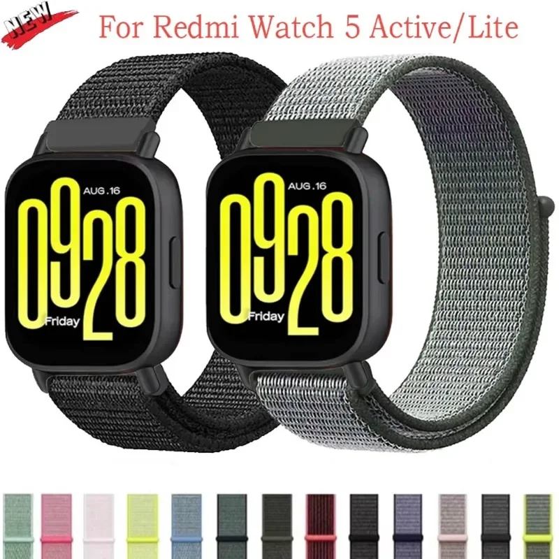 20mm 22mm Nylon Strap for Redmi Watch 5 Active Comfortable replacement wristband Redmi Wach 5 Lite Sports Bracelet Accessories
20mm 22mm Nylon Strap for Redmi Watch 5 Active Comfortable replacement wristband Redmi Wach 5 Lite Sports Bracelet Accessories