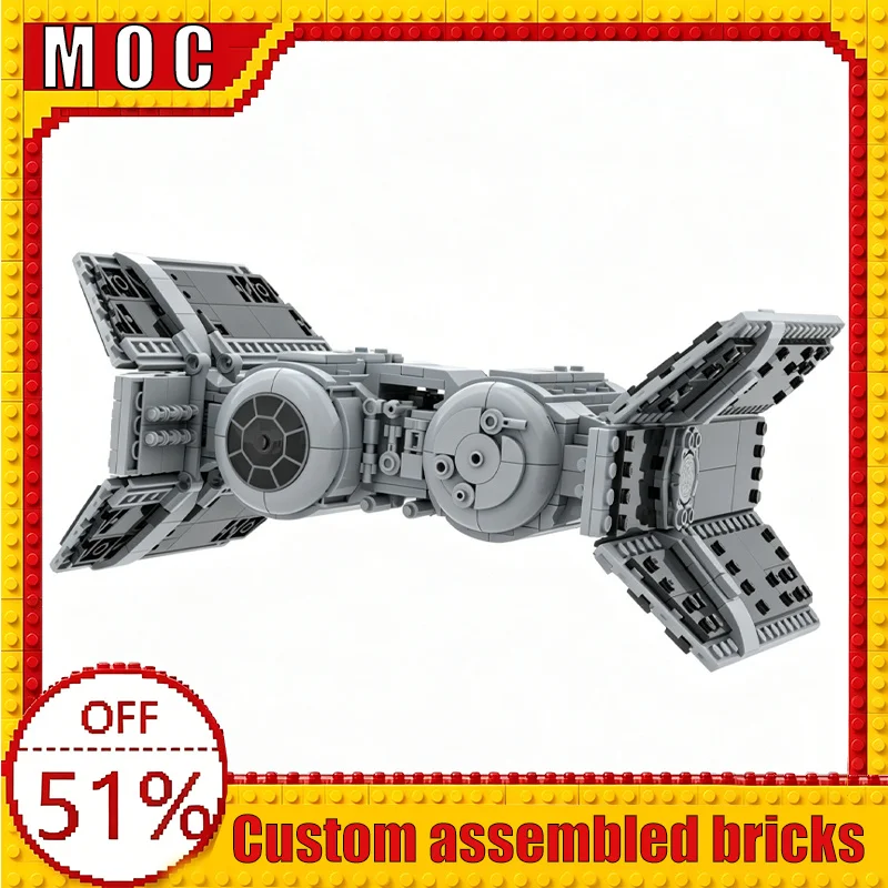 841 Parts Light Space Transport Shuttle Sci-Fi Interstellar Vessel Blocks Model Boys DIY Assembly Toy Educational Learning Gifts
841 Parts Light Space Transport Shuttle Sci-Fi Interstellar Vessel Blocks Model Boys DIY Assembly Toy Educational Learning Gifts