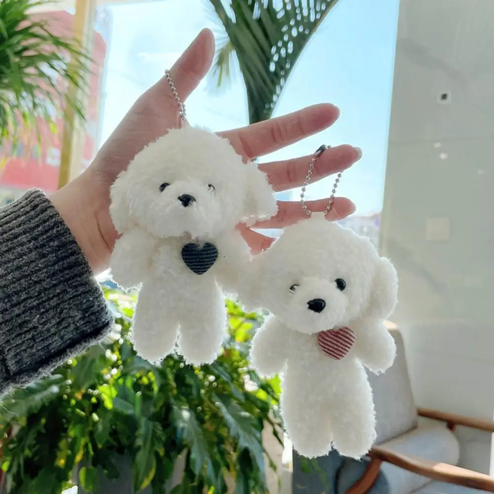 Popular Plush Dog Keychain White Stuffed Dog Doll Keychain Cartoon Lovely Bear Puppy Animal Car Key Ring Gifts
Popular Plush Dog Keychain White Stuffed Dog Doll Keychain Cartoon Lovely Bear Puppy Animal Car Key Ring Gifts
