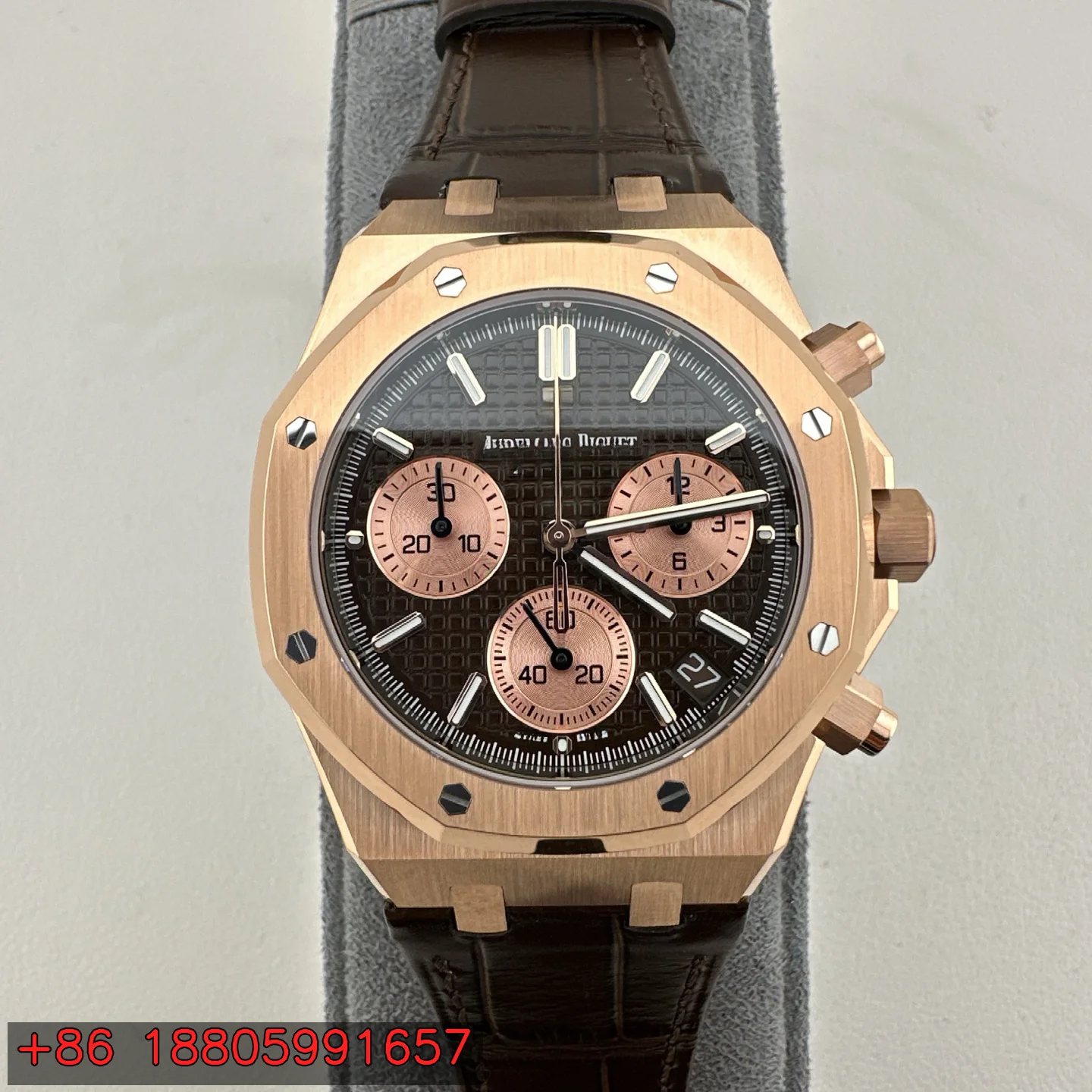 Men's Automatic Self-Wind Mechanical Chronograph Watch Leather Strap Luminous Calendar Dress Wristwatch 26240
Men's Automatic Self-Wind Mechanical Chronograph Watch Leather Strap Luminous Calendar Dress Wristwatch 26240