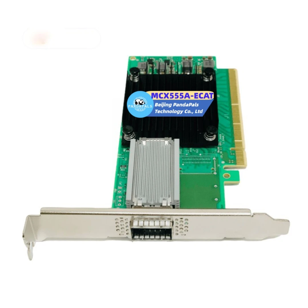 Оригинальная новая однопортовая сетевая карта Mellanox MCX555A-ECAT ConnectX-5, 100 ГБ
Оригинальная новая однопортовая сетевая карта Mellanox MCX555A-ECAT ConnectX-5, 100 ГБ