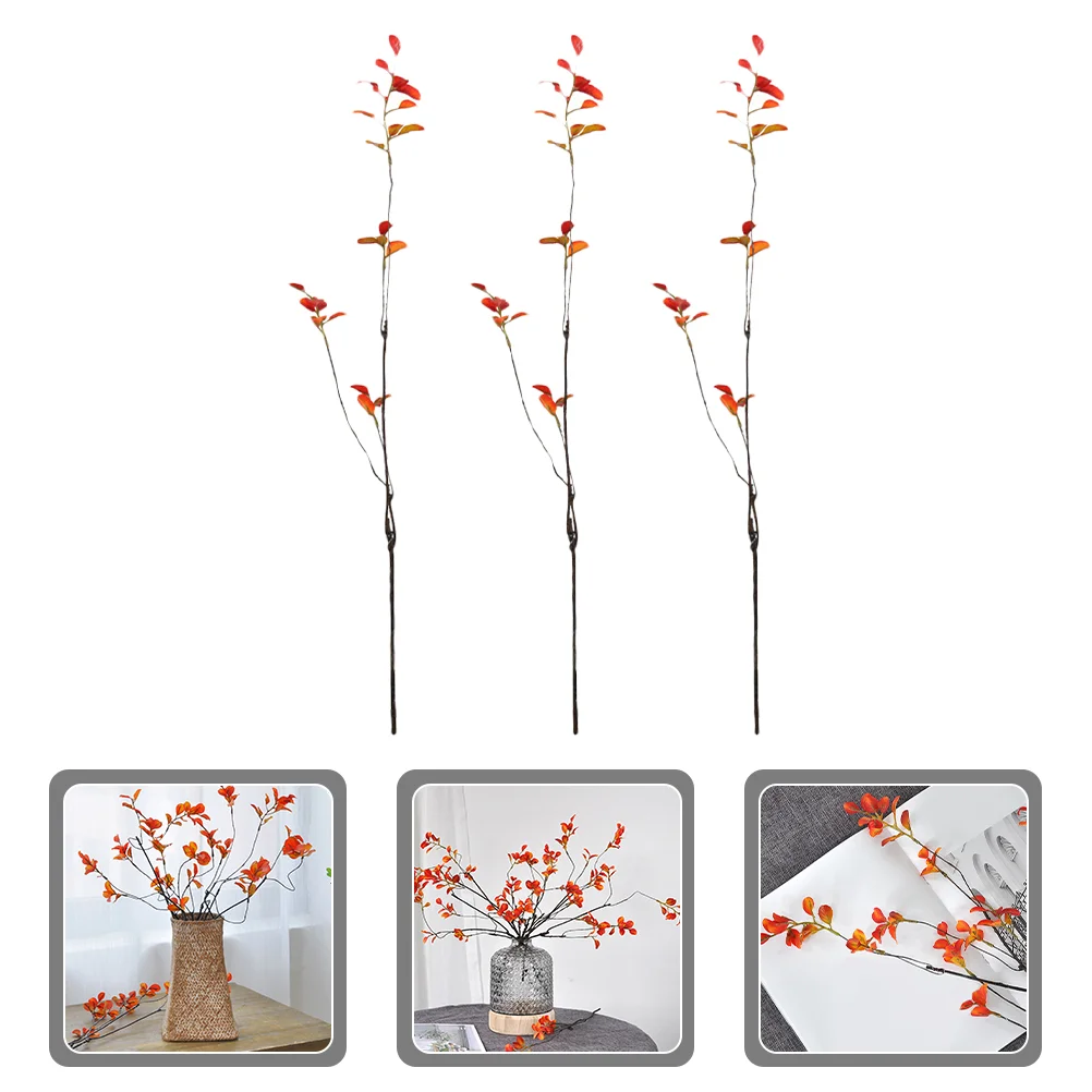 3 Pcs 57cm Red Simulation Leaf Branches Artificial Fake Plants Home Decor Floral Arrangement Fall Faux Leaves Lasting
3 Pcs 57cm Red Simulation Leaf Branches Artificial Fake Plants Home Decor Floral Arrangement Fall Faux Leaves Lasting