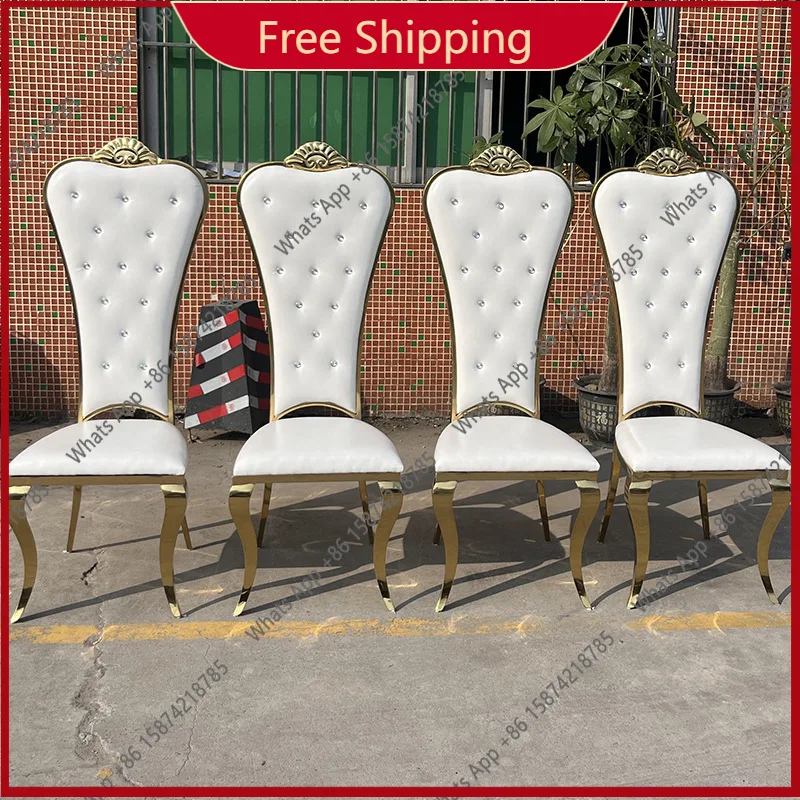 R65 Wholesale Modern Stainless Steel Dining Chair Metal Living Room Soft Bag Chair Hotel Wedding Banquet VIP Chair Mirror Gold P
R65 Wholesale Modern Stainless Steel Dining Chair Metal Living Room Soft Bag Chair Hotel Wedding Banquet VIP Chair Mirror Gold P