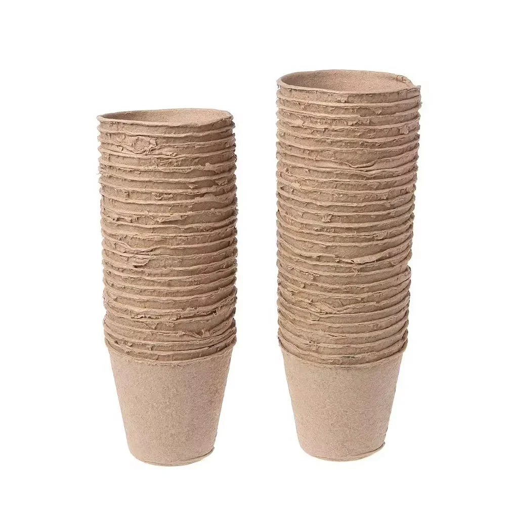100pcs 8cm Biodegradable round Paper Peat Nursery Pots Eco-Friendly Seedling Cups for Flowers And Vegetables Garden Supplies
100pcs 8cm Biodegradable round Paper Peat Nursery Pots Eco-Friendly Seedling Cups for Flowers And Vegetables Garden Supplies