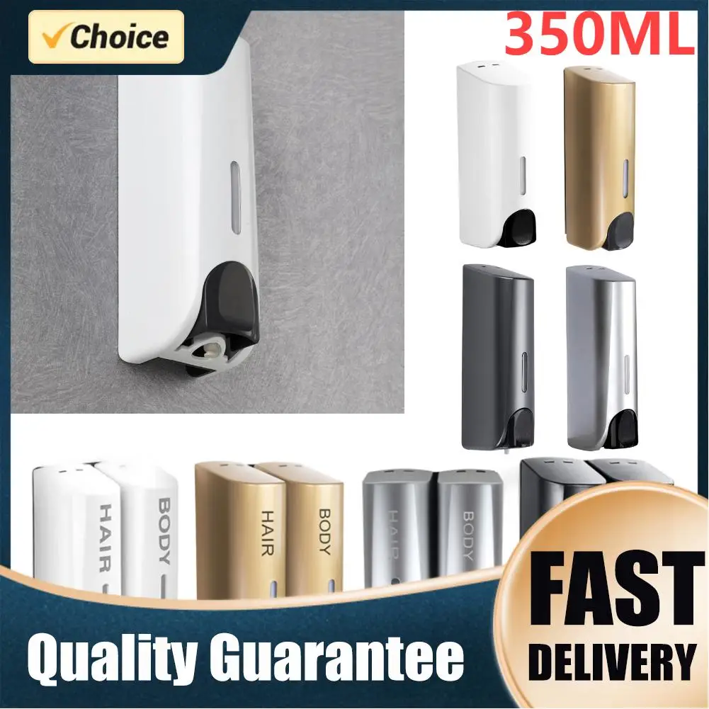 350ML Shower and Lotion Dispenser Waterproof Shampoo Shower Gel Container Wall Mount with Clear Window for Home Hotel Restaurant
350ML Shower and Lotion Dispenser Waterproof Shampoo Shower Gel Container Wall Mount with Clear Window for Home Hotel Restaurant