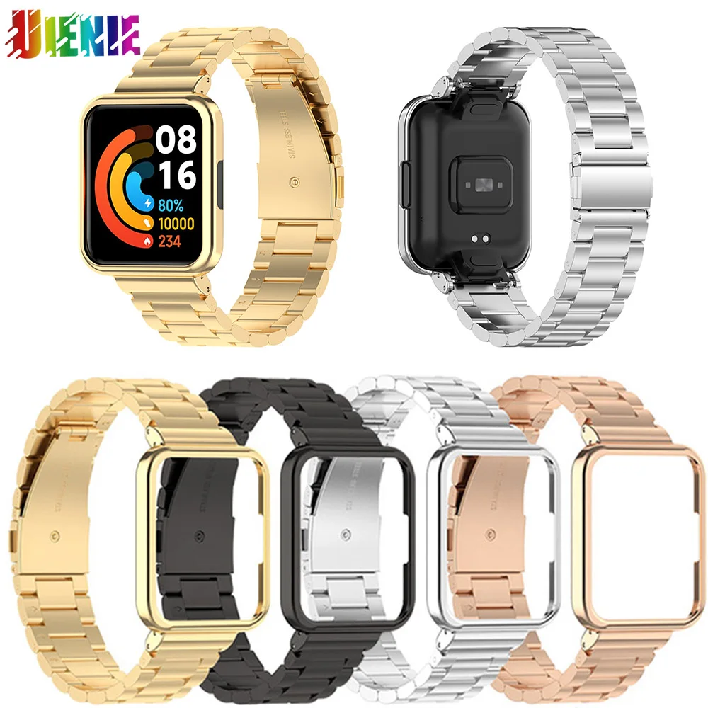 Stainless Steel Strap And Watch Protective Case Cover Correa Wrist Band Smart Watch Accessories For Xiaomi Redmi Watch 2 Lite
Stainless Steel Strap And Watch Protective Case Cover Correa Wrist Band Smart Watch Accessories For Xiaomi Redmi Watch 2 Lite