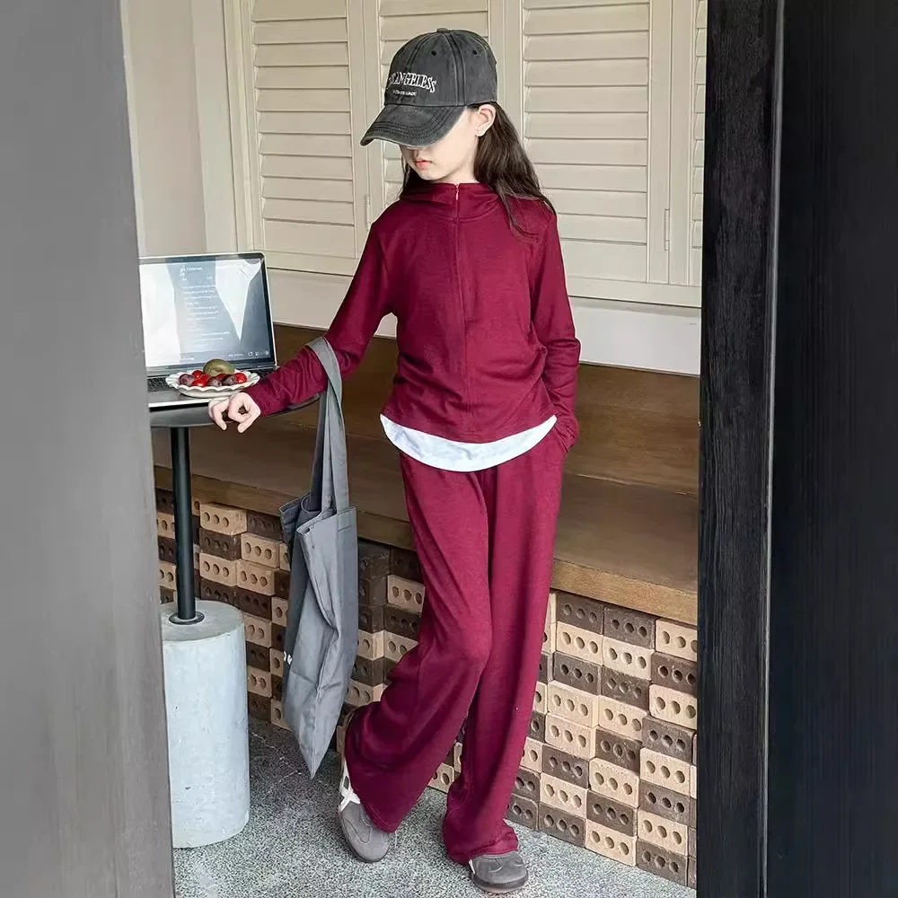 Girls Suit 2024 Autumn New Childrens Clothing Girls Baby Foreign Style Sports Hoodie Pants Two-piece Set Casual Simple Daily
Girls Suit 2024 Autumn New Childrens Clothing Girls Baby Foreign Style Sports Hoodie Pants Two-piece Set Casual Simple Daily