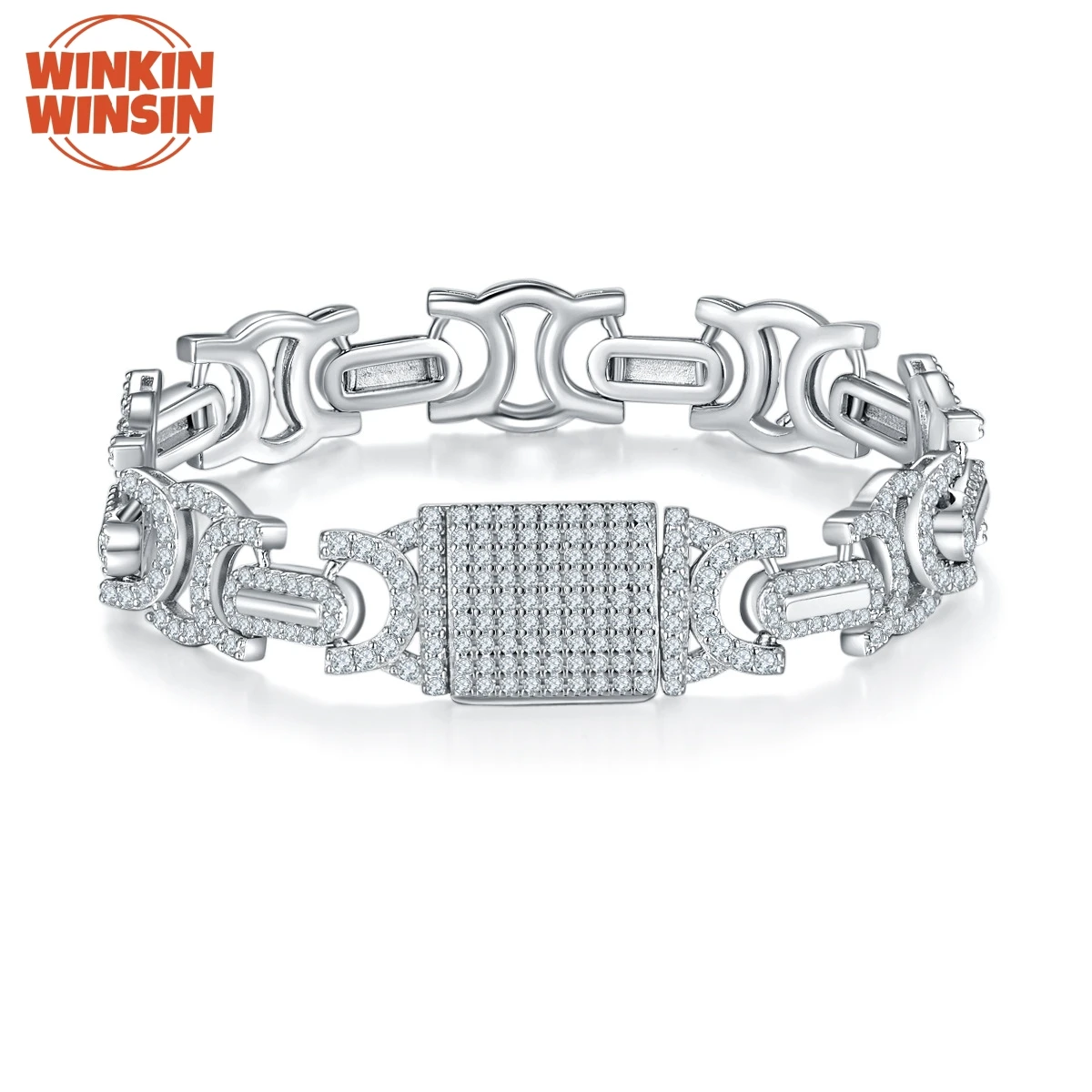 Winkin Winsin Brand Роскошные драгоценные камни Tutti Frutti Double C Муассанит Браслет из стерлингового серебра 925 пробы Браслеты Ювелирные изделия 
Winkin Winsin Brand Роскошные драгоценные камни Tutti Frutti Double C Муассанит Браслет из стерлингового серебра 925 пробы Браслеты Ювелирные изделия