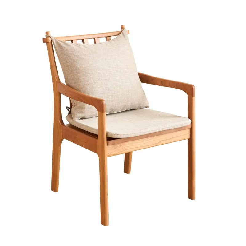 Nordic Cherry Oak Solid Wood Armrest Dining Japanese Simple Backrest Sofa Chair Book Table Restaurant Coffee Chair
Nordic Cherry Oak Solid Wood Armrest Dining Japanese Simple Backrest Sofa Chair Book Table Restaurant Coffee Chair