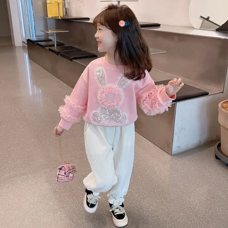 Girls' New Autumn/Spring Pink Sweet Stylish Cute Baby Kids Sweatshirt
Girls' New Autumn/Spring Pink Sweet Stylish Cute Baby Kids Sweatshirt