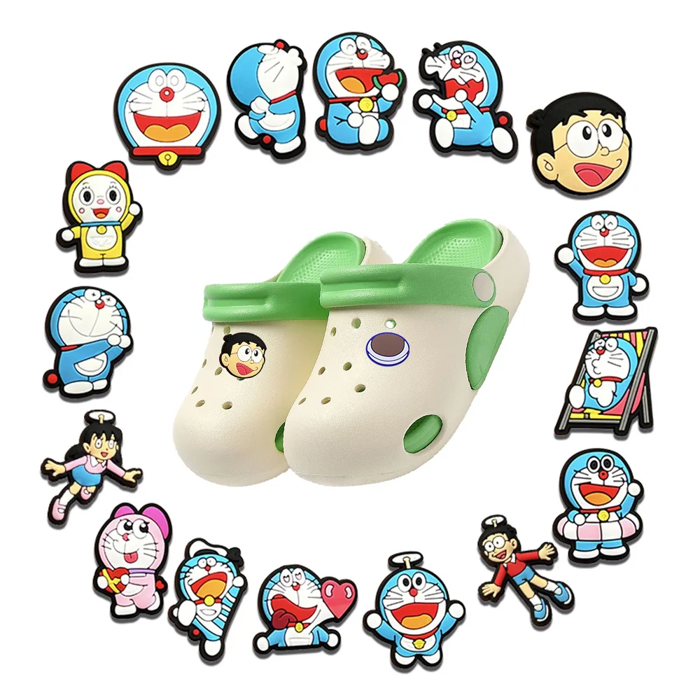 Hot Toys Doraemon Cartoon 5-100pcs Shoe Charms Accessories Decorations PVC Classic Clog Buckle for Kids Party Xmas Gifts
Hot Toys Doraemon Cartoon 5-100pcs Shoe Charms Accessories Decorations PVC Classic Clog Buckle for Kids Party Xmas Gifts