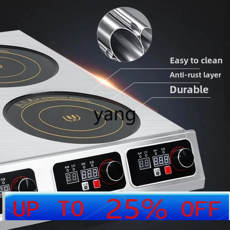 LMM commercial induction cooker multi-head 5000W high-power electromagnetic cooker six-eye Malatang electric cooker 
LMM commercial induction cooker multi-head 5000W high-power electromagnetic cooker six-eye Malatang electric cooker