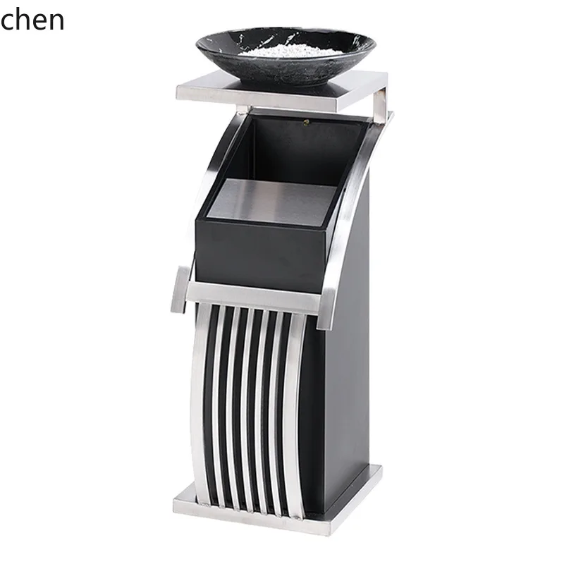 PYH modern simple light luxury high sense hotel square tube trash can s-type ashtray stainless steel trash can
PYH modern simple light luxury high sense hotel square tube trash can s-type ashtray stainless steel trash can