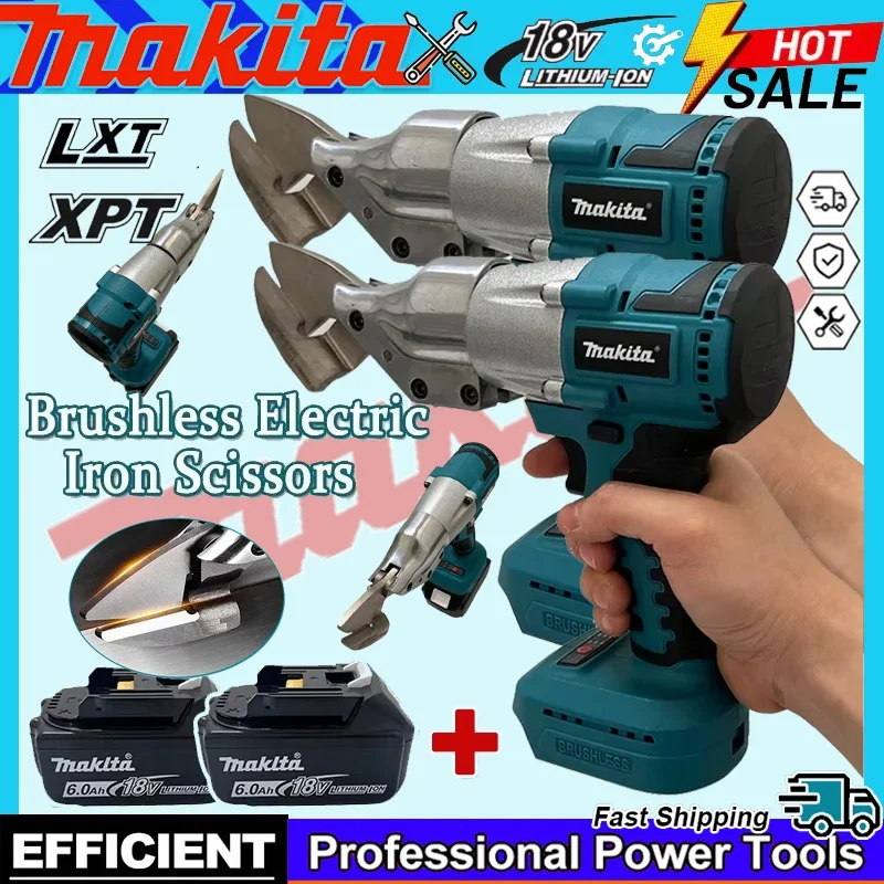 Makita Electric Cordless Iron Scissors Machine Rechargeable Sheet Shear Cutter Professional Metal Cutting Tools
Makita Electric Cordless Iron Scissors Machine Rechargeable Sheet Shear Cutter Professional Metal Cutting Tools