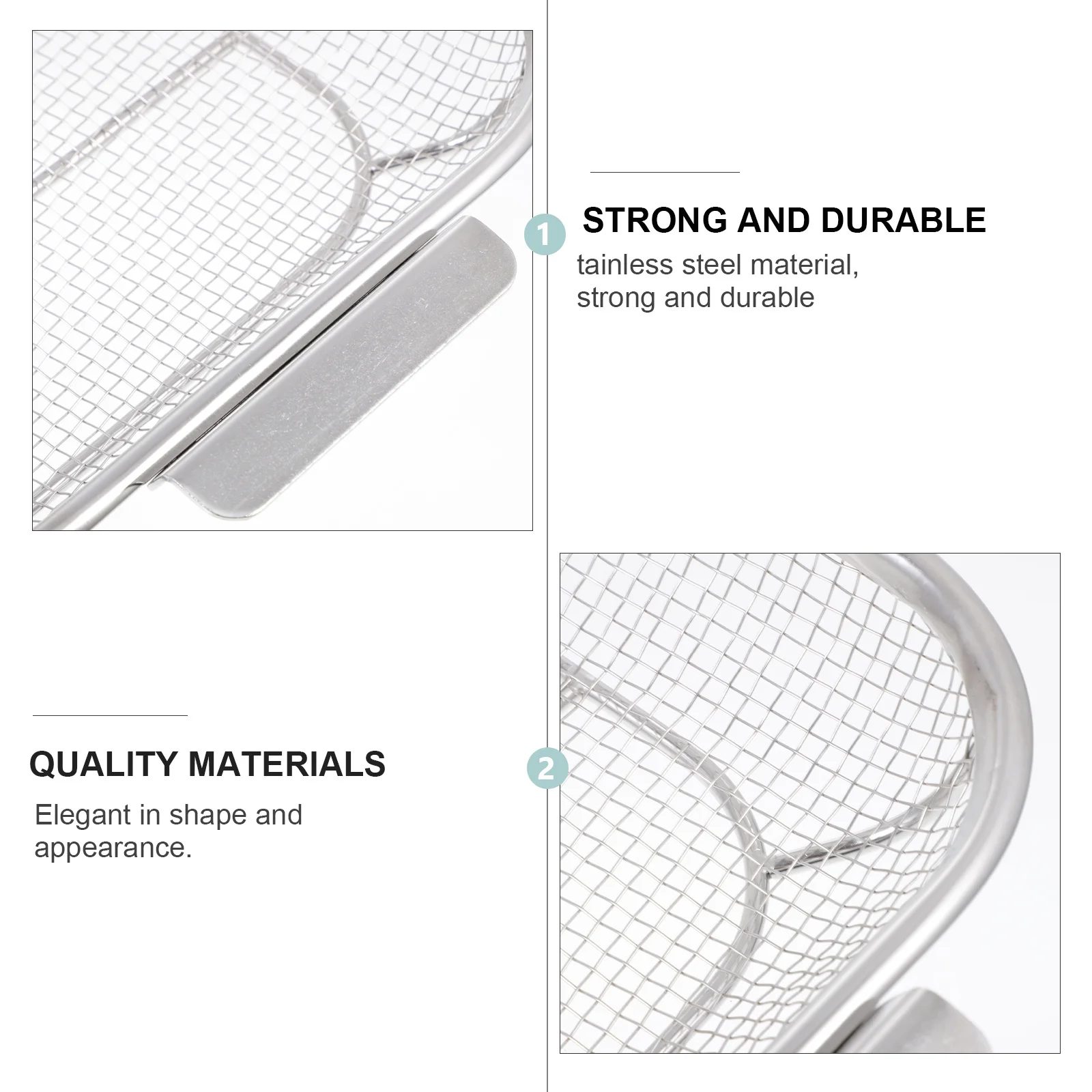 1pc Stainless Steel Drain Basket Vegetable Fruit Washing Tool Multi-Hole Design Dual Handle For Kitchen Food Draining Portable
1pc Stainless Steel Drain Basket Vegetable Fruit Washing Tool Multi-Hole Design Dual Handle For Kitchen Food Draining Portable