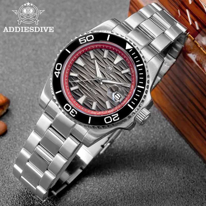 ADDIESIDVE Men Business Watch 200m Diver BGW9 Super Luminous Calendar Display Stainless Steel Quartz Watch AD2514 Reloj Hombre
ADDIESIDVE Men Business Watch 200m Diver BGW9 Super Luminous Calendar Display Stainless Steel Quartz Watch AD2514 Reloj Hombre
