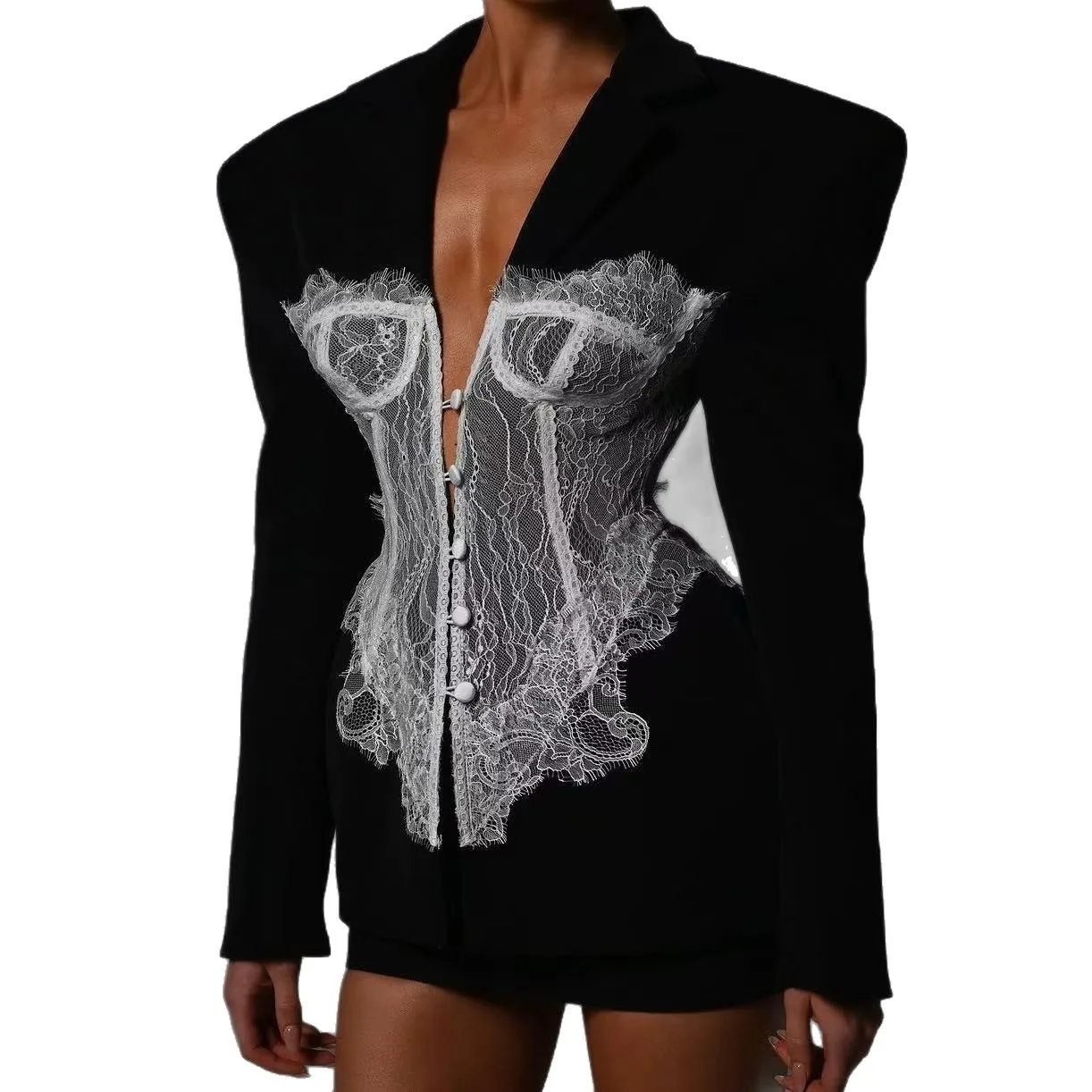 Новый осенне-зимний жаккардовый пиджак на одной пуговице для похудения на заказ, элегантный женский пиджак для офиса и поездок на работу
Новый осенне-зимний жаккардовый пиджак на одной пуговице для похудения на заказ, элегантный женский пиджак для офиса и поездок на работу