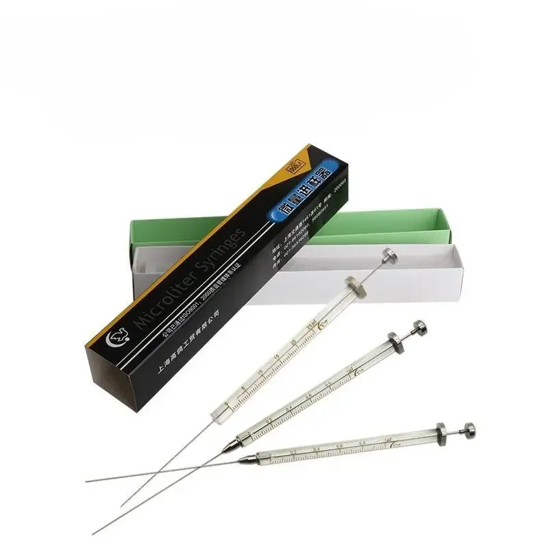 0.5ul-1000ul Laboratory chromatographic Microinjector Flat Head Liquid Phase Microliter Syringes Laboratory Supplies 1pc
0.5ul-1000ul Laboratory chromatographic Microinjector Flat Head Liquid Phase Microliter Syringes Laboratory Supplies 1pc