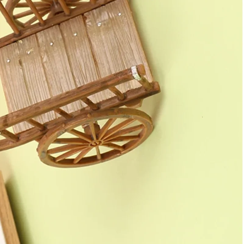 Dollhouse Miniature Simulation Assembled Cart Model DIY Accessories Garden Furniture Toys
Dollhouse Miniature Simulation Assembled Cart Model DIY Accessories Garden Furniture Toys