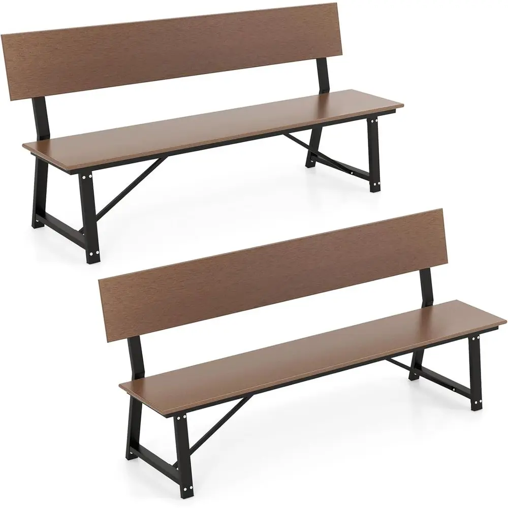 Extra Long Outdoor HDPE Bench for 4, 1100 lbs Capacity, Durable Patio Dining Bench for Garden, Porch, and Park
Extra Long Outdoor HDPE Bench for 4, 1100 lbs Capacity, Durable Patio Dining Bench for Garden, Porch, and Park