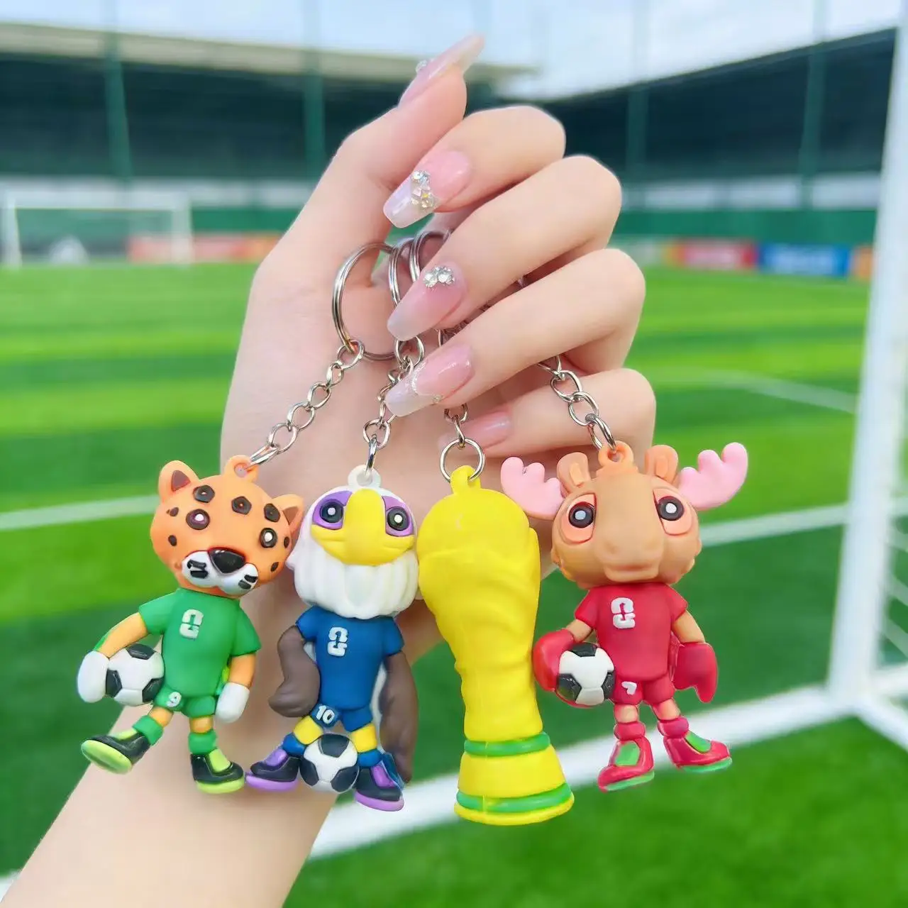 Football Mascot PVC Key Ring 2026 Football Team Souvenir Bag Charm Gift for Kids Fans Christmas
Football Mascot PVC Key Ring 2026 Football Team Souvenir Bag Charm Gift for Kids Fans Christmas