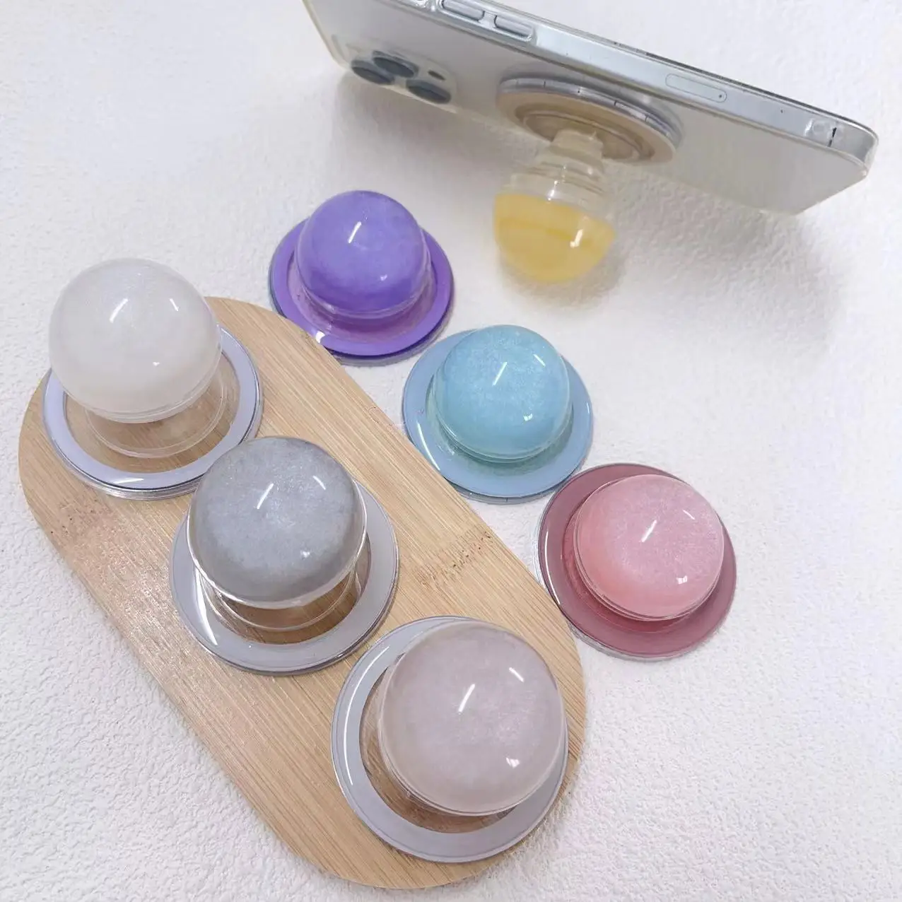 Korean 3D Hemisphere Pearl Magnetic Phone Stand Magsafe Desktop Support Magnetic Stand
Korean 3D Hemisphere Pearl Magnetic Phone Stand Magsafe Desktop Support Magnetic Stand