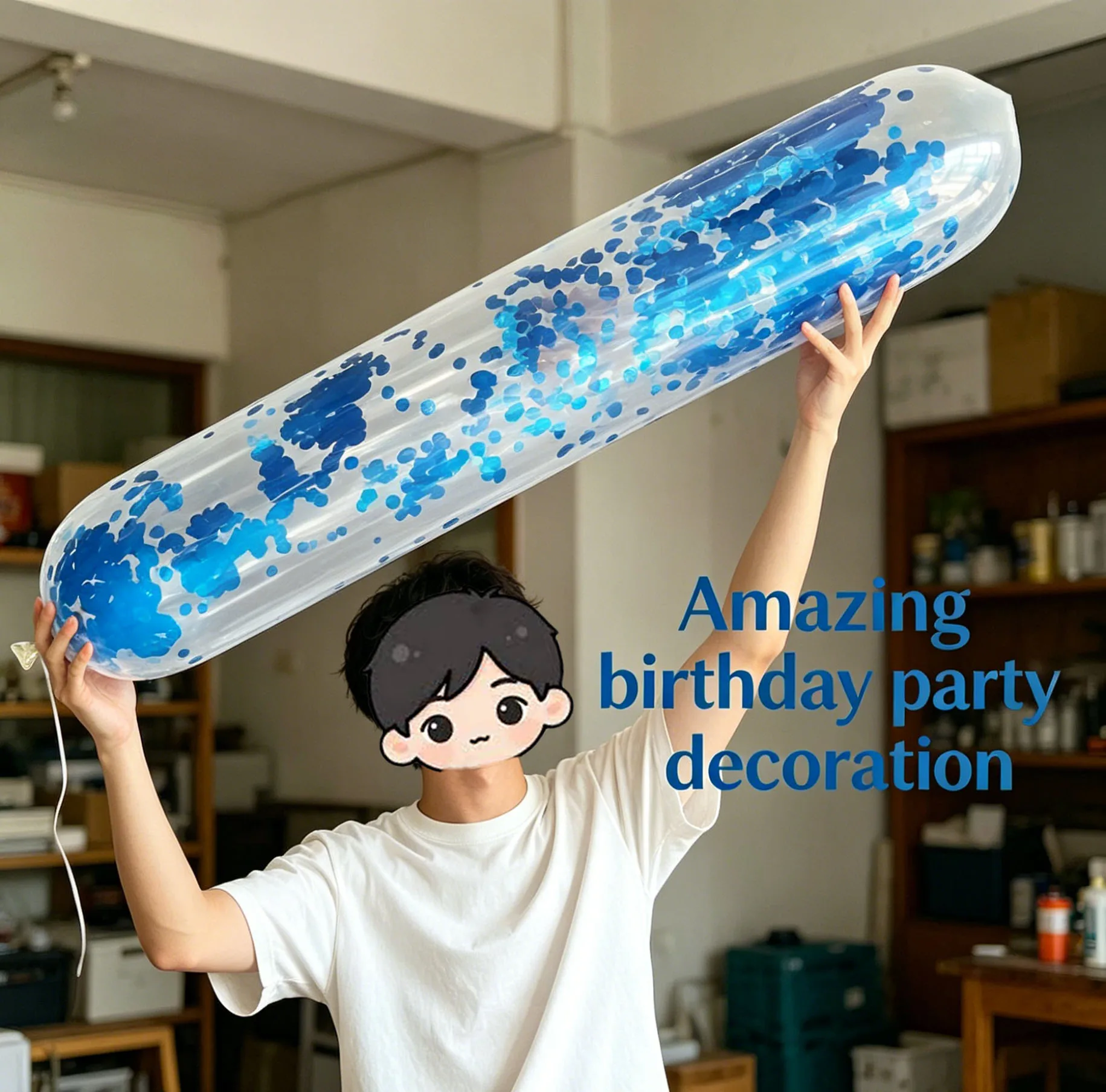 Large balloon 960 long strip.Blue sequin latex balloon,can be inflated up to 67 inches.Birthday party, wedding decoration
Large balloon 960 long strip.Blue sequin latex balloon,can be inflated up to 67 inches.Birthday party, wedding decoration