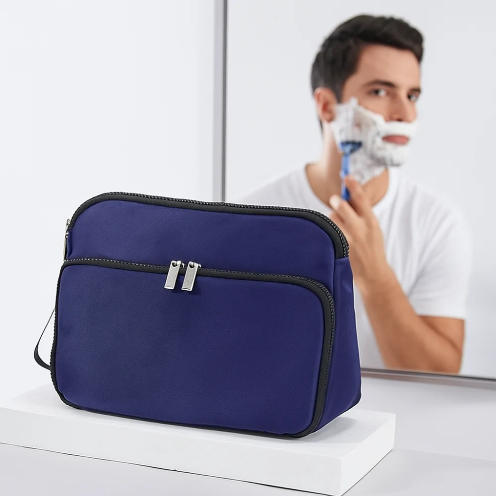 Double-layer Toiletry Bag for Men Dry Wet Separation Large Capacity Water Resistant Shaving Bag Washbag Portable
Double-layer Toiletry Bag for Men Dry Wet Separation Large Capacity Water Resistant Shaving Bag Washbag Portable