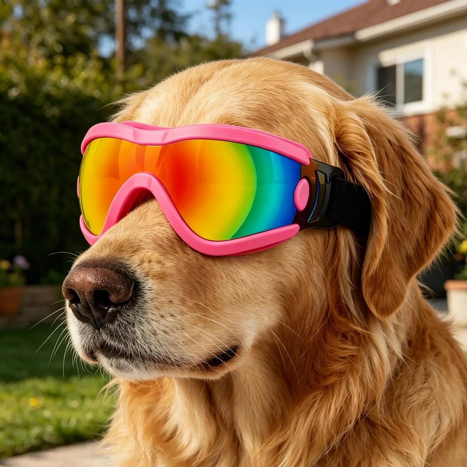 Dog Goggles Windproof Pet Safety Visor Pet Sunglasses For Beach Outdoor Hiking Summer Riding Driving Medium Or Large Size
Dog Goggles Windproof Pet Safety Visor Pet Sunglasses For Beach Outdoor Hiking Summer Riding Driving Medium Or Large Size