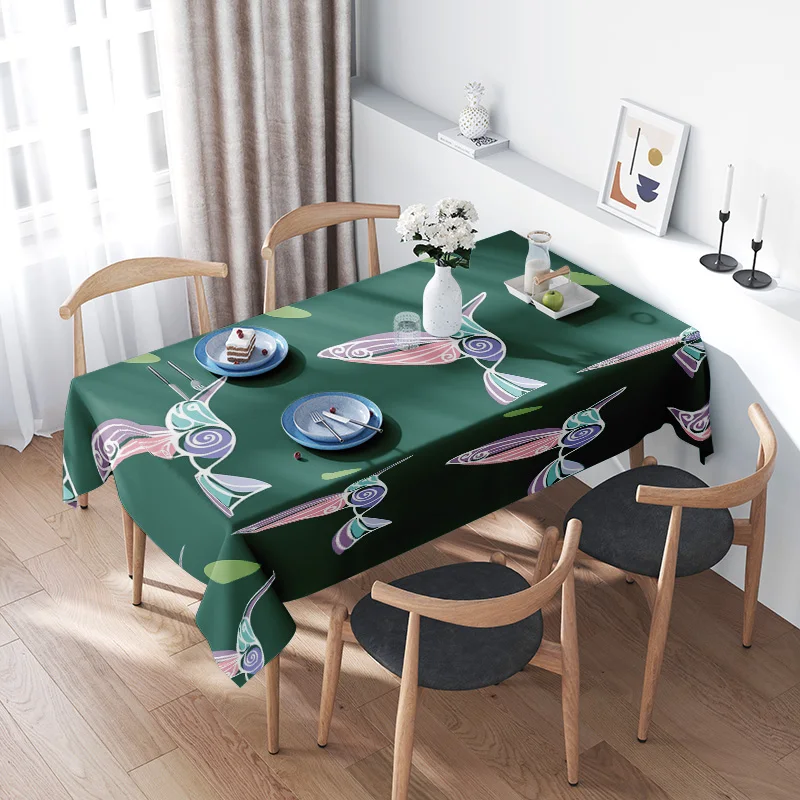 Vibrant Art Print Tablecloth for Dining Room Abstract Floral Design in Green Colors with Four Chair Holders Set Kitchen Decorati
Vibrant Art Print Tablecloth for Dining Room Abstract Floral Design in Green Colors with Four Chair Holders Set Kitchen Decorati