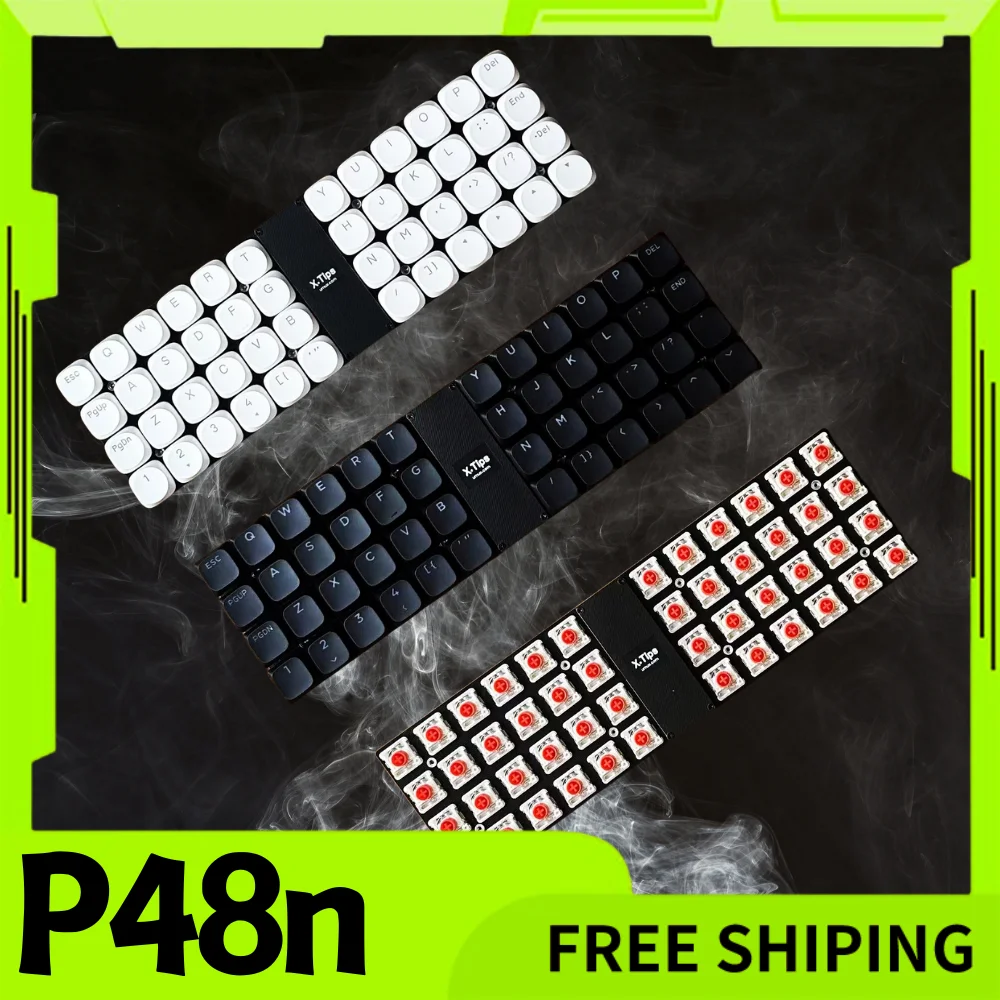 Проводная клавиатура P48n, 2 режима, FR4, портная Bluetooth-клавиатура, поддержка ZMK promicro nrf52840, пользовательские игровые клавиатуры Esport
Проводная клавиатура P48n, 2 режима, FR4, портная Bluetooth-клавиатура, поддержка ZMK promicro nrf52840, пользовательские игровые клавиатуры Esport