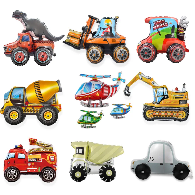 Button Assembly 3D Three-dimensional Construction Car Children's Party Cement Car Dinosaur Car, Helicopter Aluminum Film Balloon
Button Assembly 3D Three-dimensional Construction Car Children's Party Cement Car Dinosaur Car, Helicopter Aluminum Film Balloon